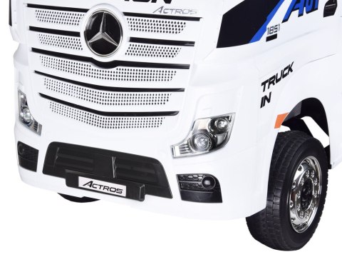 Auto na akumulator TIR Mercedes Benz Actros PA0222 biały Auto na akumulator TIR Mercedes Benz Actros PA0222 biały