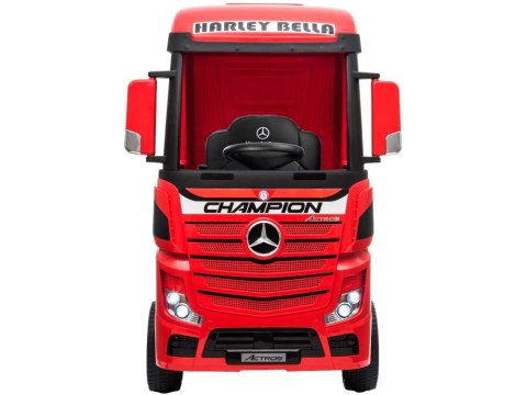 Auto na akumulator TIR Mercedes Benz Actros PA0222 czerwony Auto na akumulator TIR Mercedes Benz Actros PA0222 czerwony