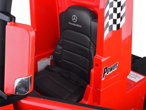 Auto na akumulator TIR Mercedes Benz Actros PA0222 czerwony Auto na akumulator TIR Mercedes Benz Actros PA0222 czerwony