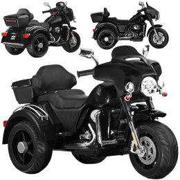 Duży Motor Chopper na akumulator dla dzieci PA0254 czarny