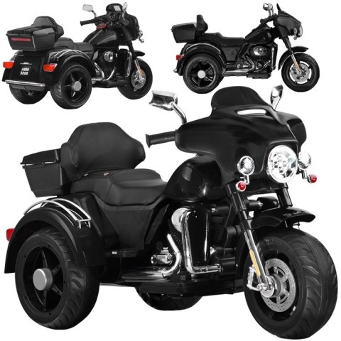 Duży Motor Chopper na akumulator dla dzieci PA0254 czarny Duży Motor Chopper na akumulator dla dzieci PA0254 czarny