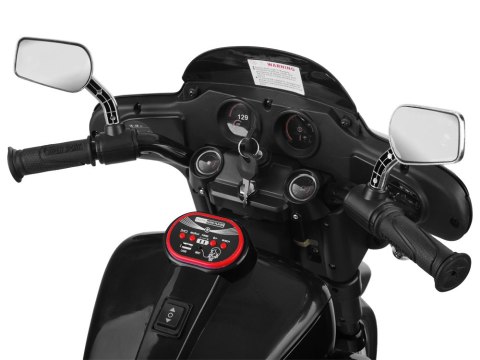 Duży Motor Chopper na akumulator dla dzieci PA0254 czarny Duży Motor Chopper na akumulator dla dzieci PA0254 czarny