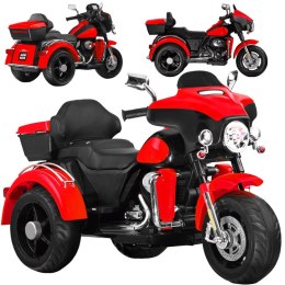 Duży Motor Chopper na akumulator dla dzieci PA0254 czerwony
