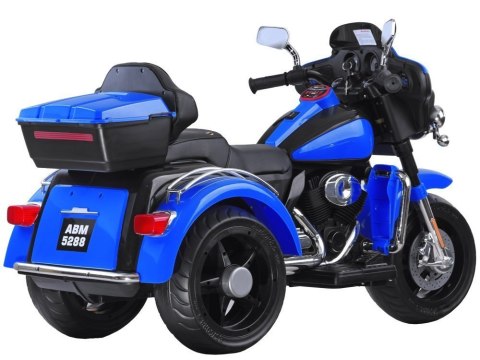 Duży Motor Chopper na akumulator dla dzieci PA0254 niebieski Duży Motor Chopper na akumulator dla dzieci PA0254 niebieski