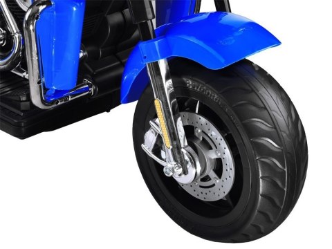 Duży Motor Chopper na akumulator dla dzieci PA0254 niebieski Duży Motor Chopper na akumulator dla dzieci PA0254 niebieski