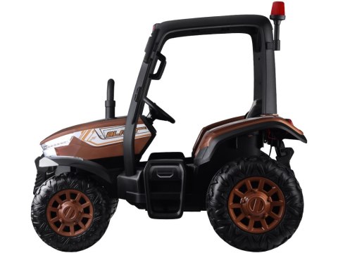 Duży Traktor z przyczepą 4x4+ pilot światło PA0266 brązowy Duży Traktor z przyczepą 4x4+ pilot światło PA0266 brązowy