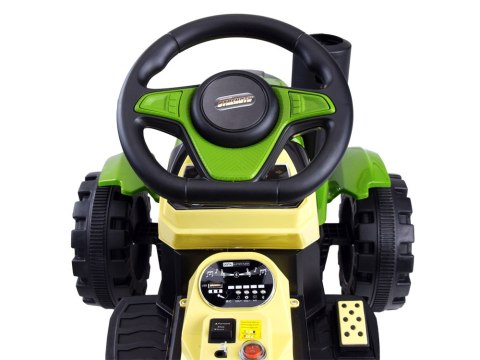 Traktor z przyczepą na akumulator świeci PA0234 Traktor z przyczepą na akumulator świeci PA0234