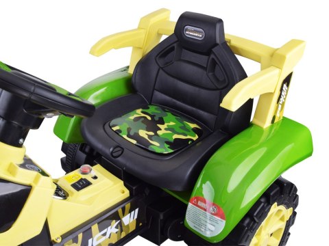 Traktor z przyczepą na akumulator świeci PA0234 Traktor z przyczepą na akumulator świeci PA0234