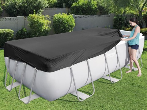 Bestway Pokrywa na basen stelażowy 396x185cm 58232 Bestway Pokrywa na basen stelażowy 396x185cm 58232