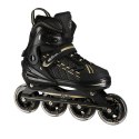 NILS EXTREME NA1128 CZARNO-ZŁOTE ROZM. L(39-42) ŁYŻWOROLKI NILS EXTREME