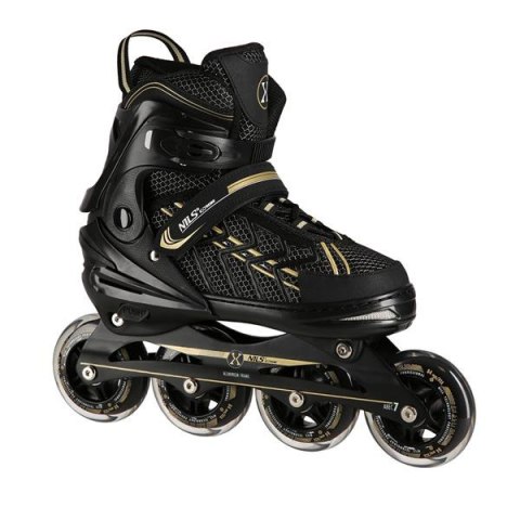 NILS EXTREME NA1128 CZARNO-ZŁOTE ROZM. L(39-42) ŁYŻWOROLKI NILS EXTREME