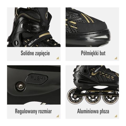NILS EXTREME NA1128 CZARNO-ZŁOTE ROZM. L(39-42) ŁYŻWOROLKI NILS EXTREME NILS EXTREME NA1128 CZARNO-ZŁOTE ROZM. L(39-42) ŁYŻWOROLKI NILS EXTREME