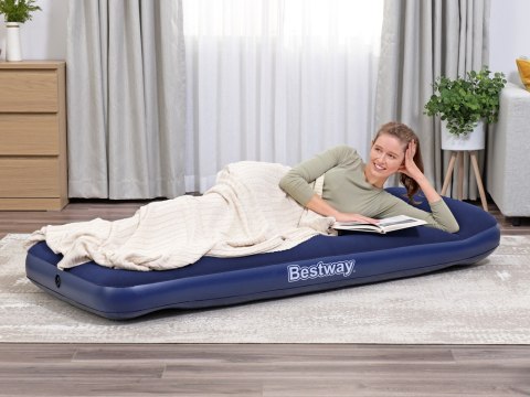 Bestway 1-osobowy materac dmuchany Air Mattress Jr.Twin 185x76x28cm 67223 Bestway 1-osobowy materac dmuchany Air Mattress Jr.Twin 185x76x28cm 67223