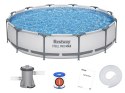 Bestway Basen STELAŻOWY 6,473L 366x76cm 7w1 pompa + filtr 56416 Bestway Basen STELAŻOWY 6,473L 366x76cm 7w1 pompa + filtr 56416