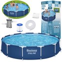 Bestway Basen stelażowy 366cm x 76cm 8w1 56681 Bestway Basen stelażowy 366cm x 76cm 8w1 56681