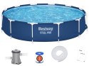 Bestway Basen stelażowy 366cm x 76cm 8w1 56681 Bestway Basen stelażowy 366cm x 76cm 8w1 56681