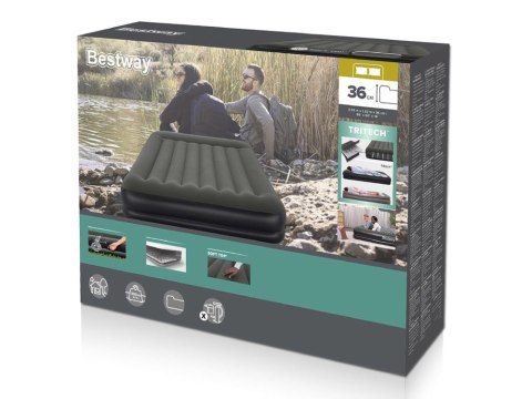 Bestway Materac dmuchany dwuosobowy 2,03mx1,52m łóżko 67699 Bestway Materac dmuchany dwuosobowy 2,03mx1,52m łóżko 67699