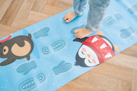 Mata Animacyjna Skaczące Stópki 50x300 cm ZIMA Mata Animacyjna Skaczące Stópki 50x300 cm ZIMA