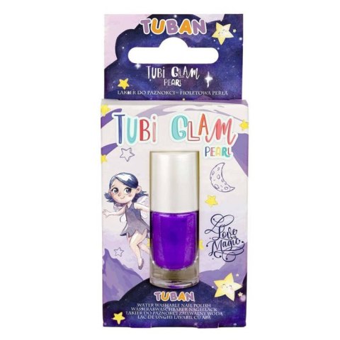 Tuban Tubi Glam lakier do paznokci dla dzieci fioletowy perłowy 5ml ZA5165 Tuban Tubi Glam lakier do paznokci dla dzieci fioletowy perłowy 5ml ZA5165