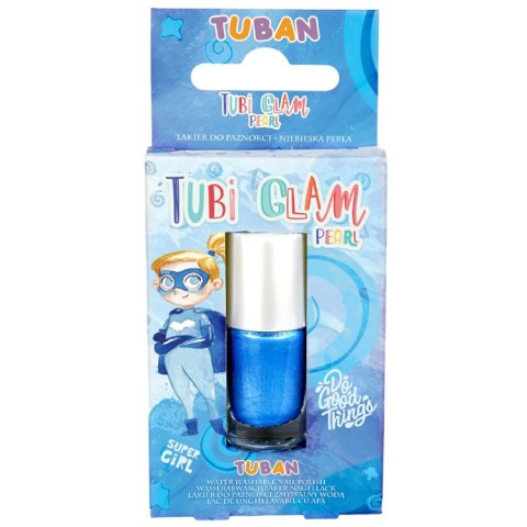 Tuban Tubi Glam lakier do paznokci dla dzieci niebieski perłowy 5ml ZA5648 Tuban Tubi Glam lakier do paznokci dla dzieci niebieski perłowy 5ml ZA5648