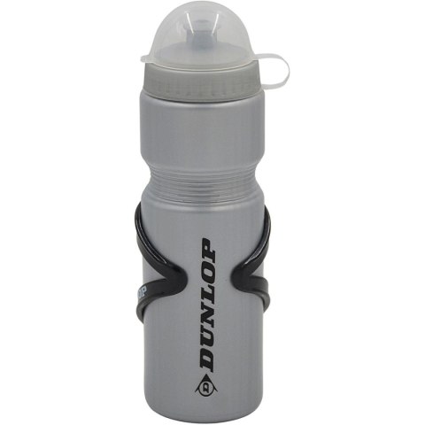 BIDON ROWEROWY DUNLOP 750ML Z KOSZYKIEM SREBRNY BIDON ROWEROWY DUNLOP 750ML Z KOSZYKIEM SREBRNY