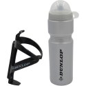 BIDON ROWEROWY DUNLOP 750ML Z KOSZYKIEM SREBRNY BIDON ROWEROWY DUNLOP 750ML Z KOSZYKIEM SREBRNY