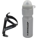 BIDON ROWEROWY DUNLOP 750ML Z KOSZYKIEM SREBRNY BIDON ROWEROWY DUNLOP 750ML Z KOSZYKIEM SREBRNY