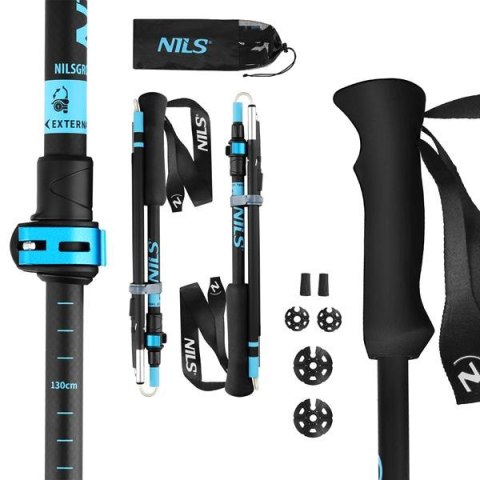 NILS TK8604 KIJE TREKKINGOWE SKŁADANE NILS