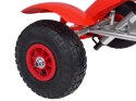 Czerwony sportowy GOKART na pedały dla dzieci do 50kg Pompowane koła SP0209 Czerwony sportowy GOKART na pedały dla dzieci do 50kg Pompowane koła SP0209