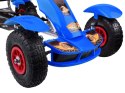 Niebieski sportowy GOKART na pedały dla dzieci 50kg Pompowane koła SP0209 Niebieski sportowy GOKART na pedały dla dzieci 50kg Pompowane koła SP0209