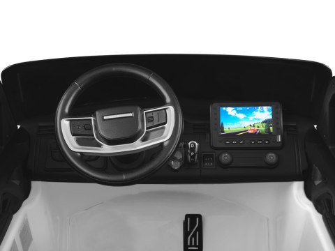 Auto na akumulator RANGE ROVER 4x4 800W wyświetlacz pilot PA0319 biały Auto na akumulator RANGE ROVER 4x4 800W wyświetlacz pilot PA0319 biały