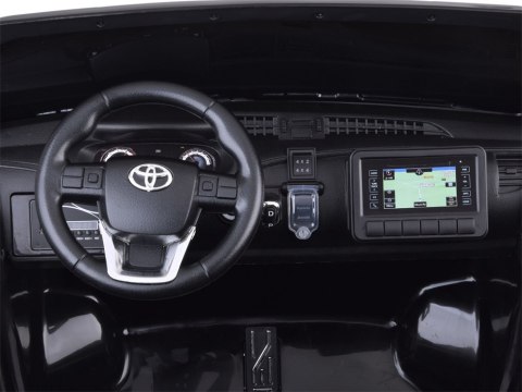 Auto na akumulator duża Toyota Hilux 2osoby PA0250 czarny Auto na akumulator duża Toyota Hilux 2osoby PA0250 czarny