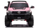 Auto na akumulator duża Toyota Hilux 2osoby PA0250 różowy