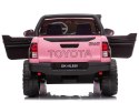 Auto na akumulator duża Toyota Hilux 2osoby PA0250 różowy