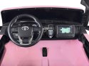 Auto na akumulator duża Toyota Hilux 2osoby PA0250 różowy