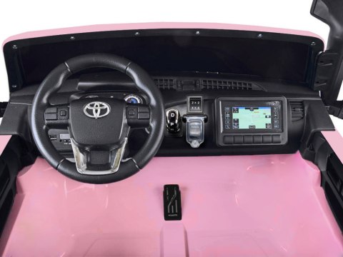 Auto na akumulator duża Toyota Hilux 2osoby PA0250 różowy Auto na akumulator duża Toyota Hilux 2osoby PA0250 różowy