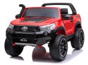 Auto na akumulator duża Toyota Hilux 2osoby PA0250 czerwony