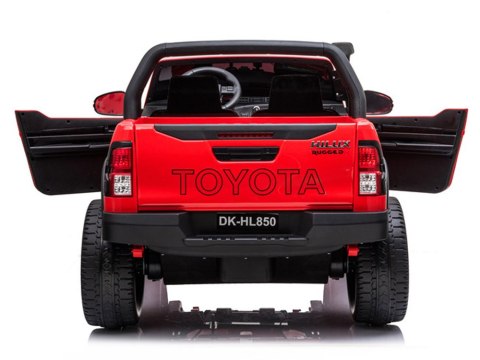 Auto na akumulator duża Toyota Hilux 2osoby PA0250 czerwony Auto na akumulator duża Toyota Hilux 2osoby PA0250 czerwony