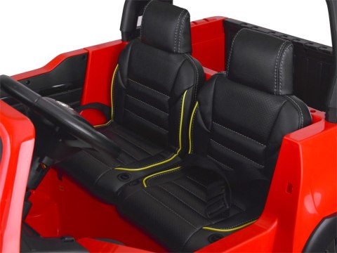Auto na akumulator duża Toyota Hilux 2osoby PA0250 czerwony Auto na akumulator duża Toyota Hilux 2osoby PA0250 czerwony