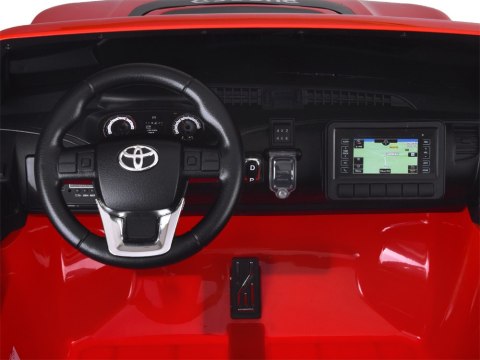 Auto na akumulator duża Toyota Hilux 2osoby PA0250 czerwony Auto na akumulator duża Toyota Hilux 2osoby PA0250 czerwony