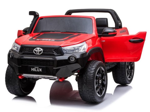 Auto na akumulator duża Toyota Hilux 2osoby PA0250 czerwony Auto na akumulator duża Toyota Hilux 2osoby PA0250 czerwony
