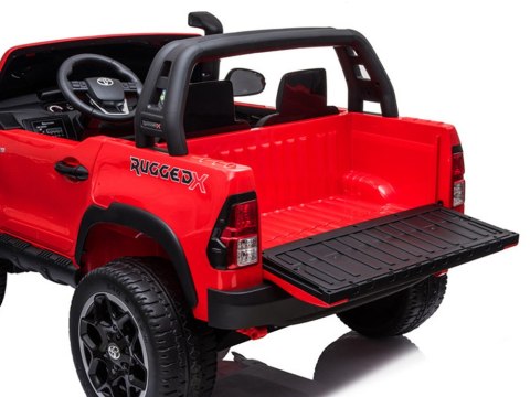 Auto na akumulator duża Toyota Hilux 2osoby PA0250 czerwony Auto na akumulator duża Toyota Hilux 2osoby PA0250 czerwony