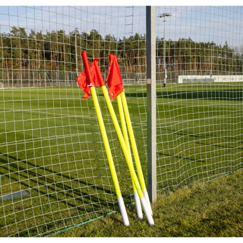 Flagi narożne profesjonalne uchylne tulejowane, chorągiewki 4 sztuki- 50mm Flagi narożne profesjonalne uchylne tulejowane, chorągiewki 4 sztuki- 50mm