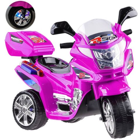 Motorek na akumulator kolorowe światła led PA0241 Motorek na akumulator kolorowe światła led PA0241