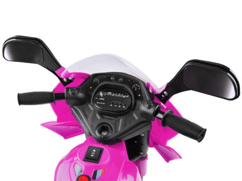 Motorek na akumulator kolorowe światła led PA0241 Motorek na akumulator kolorowe światła led PA0241