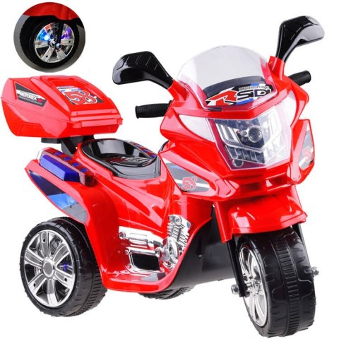 Motorek na akumulator kolorowe światła led PA0241 Motorek na akumulator kolorowe światła led PA0241