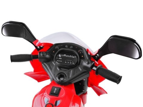 Motorek na akumulator kolorowe światła led PA0241 Motorek na akumulator kolorowe światła led PA0241