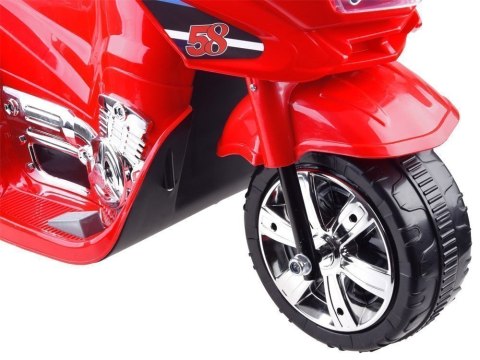 Motorek na akumulator kolorowe światła led PA0241 Motorek na akumulator kolorowe światła led PA0241