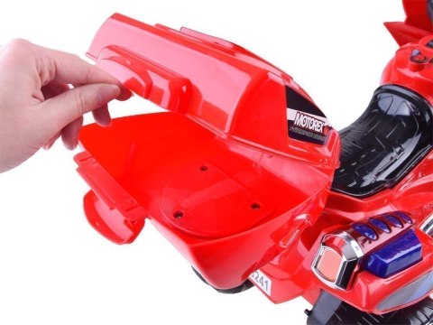 Motorek na akumulator kolorowe światła led PA0241 Motorek na akumulator kolorowe światła led PA0241