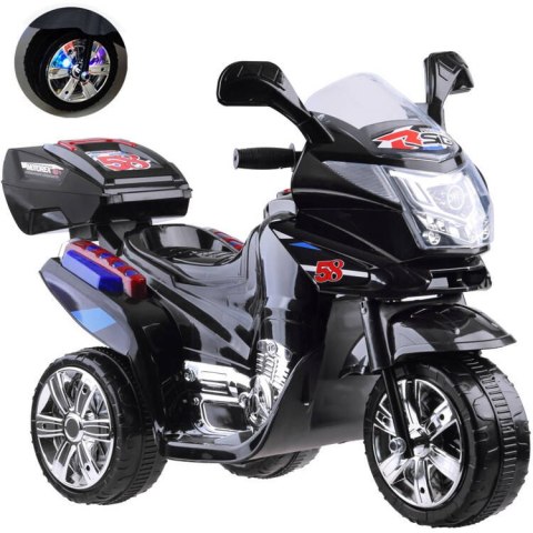 Motorek na akumulator kolorowe światła led PA0241 Motorek na akumulator kolorowe światła led PA0241